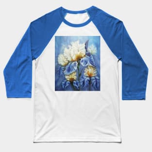 Irises Oil Painting 2 Baseball T-Shirt